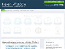 Tablet Screenshot of helenwallacelaw.com